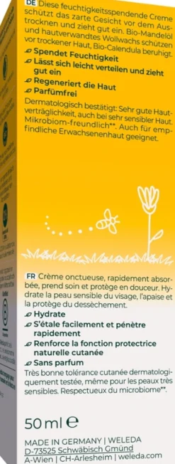 Calendula - Crema Viso senza Profumo, 50 ml