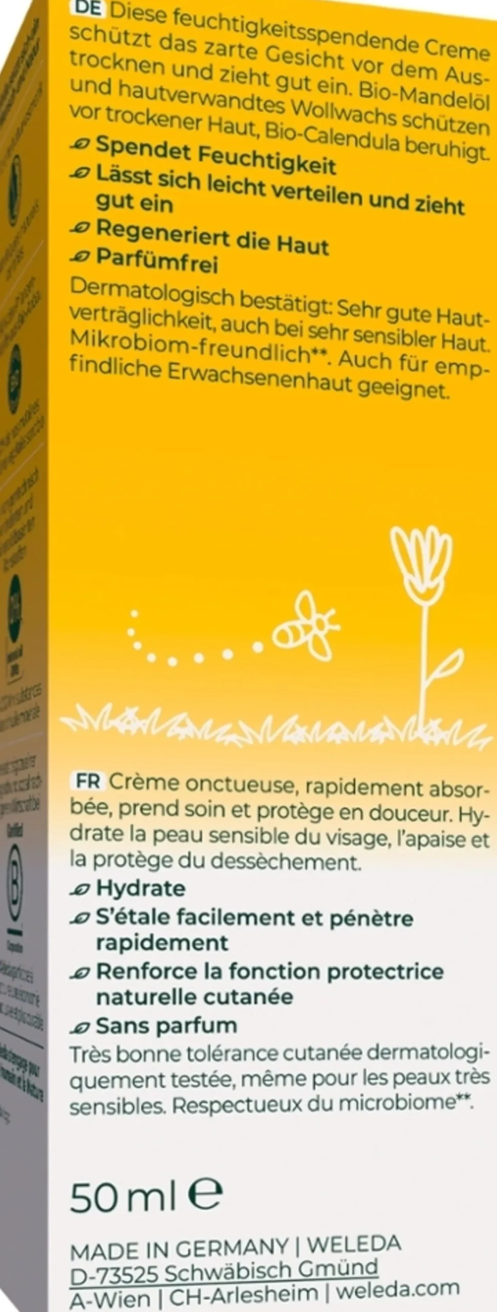 Calendula - Crema Viso senza Profumo, 50 ml