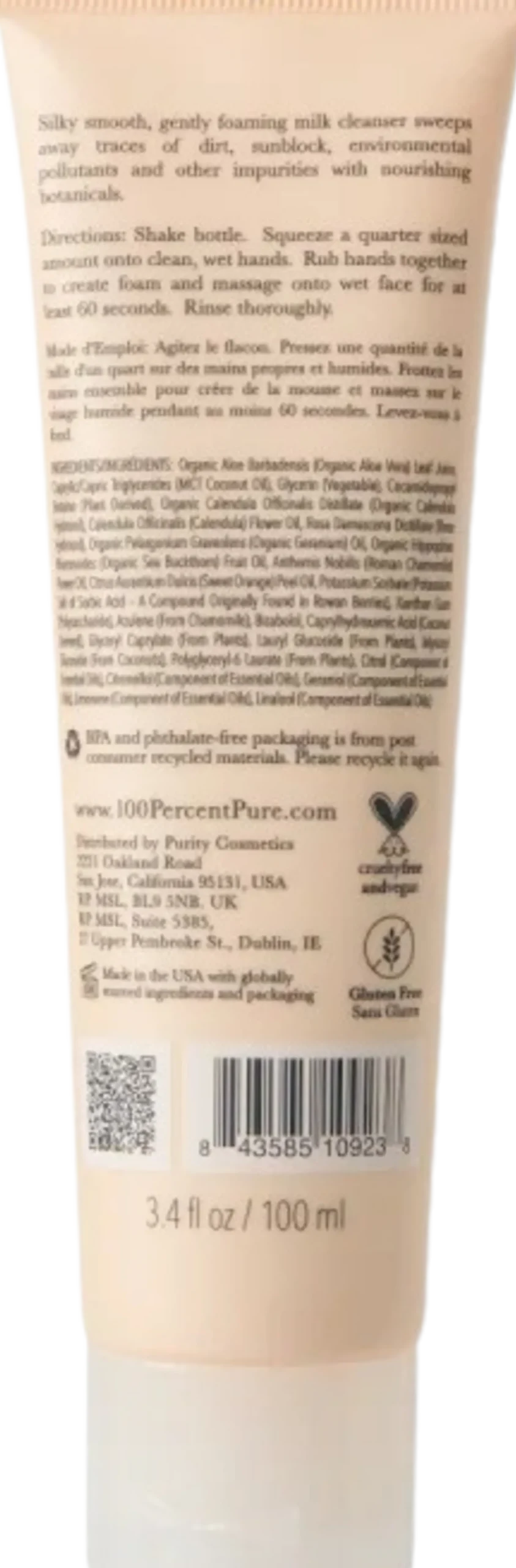 Calendula Milk Soothing Cleanser, 100 ml