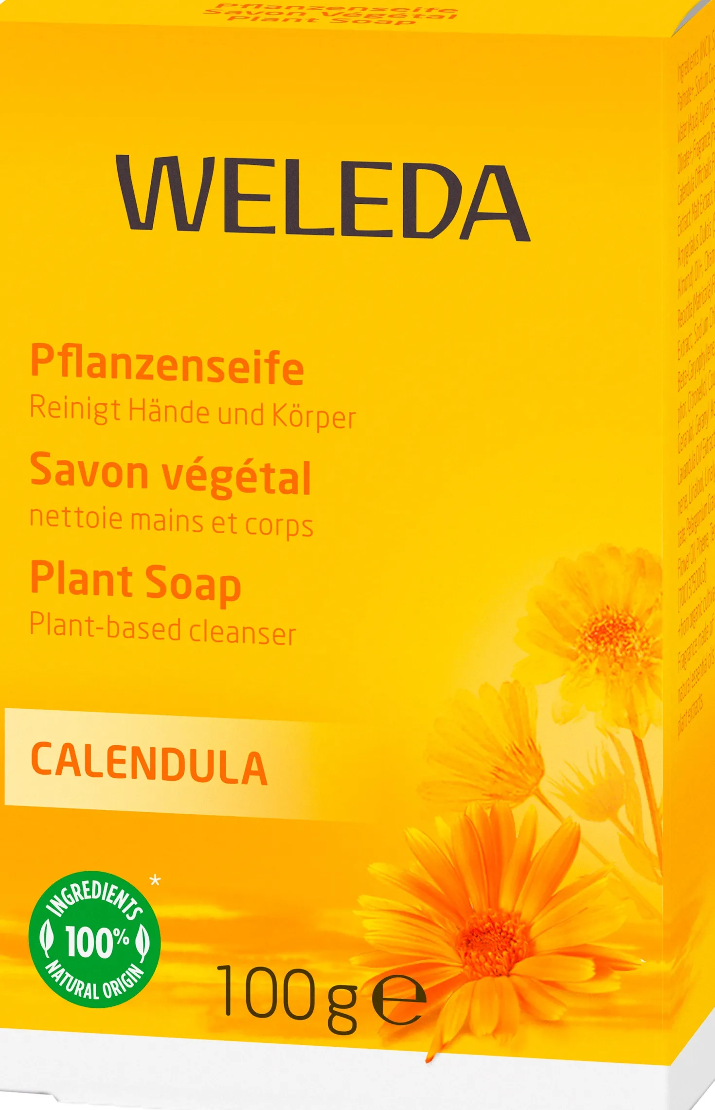 Calendula - Sapone Vegetale, 100 g