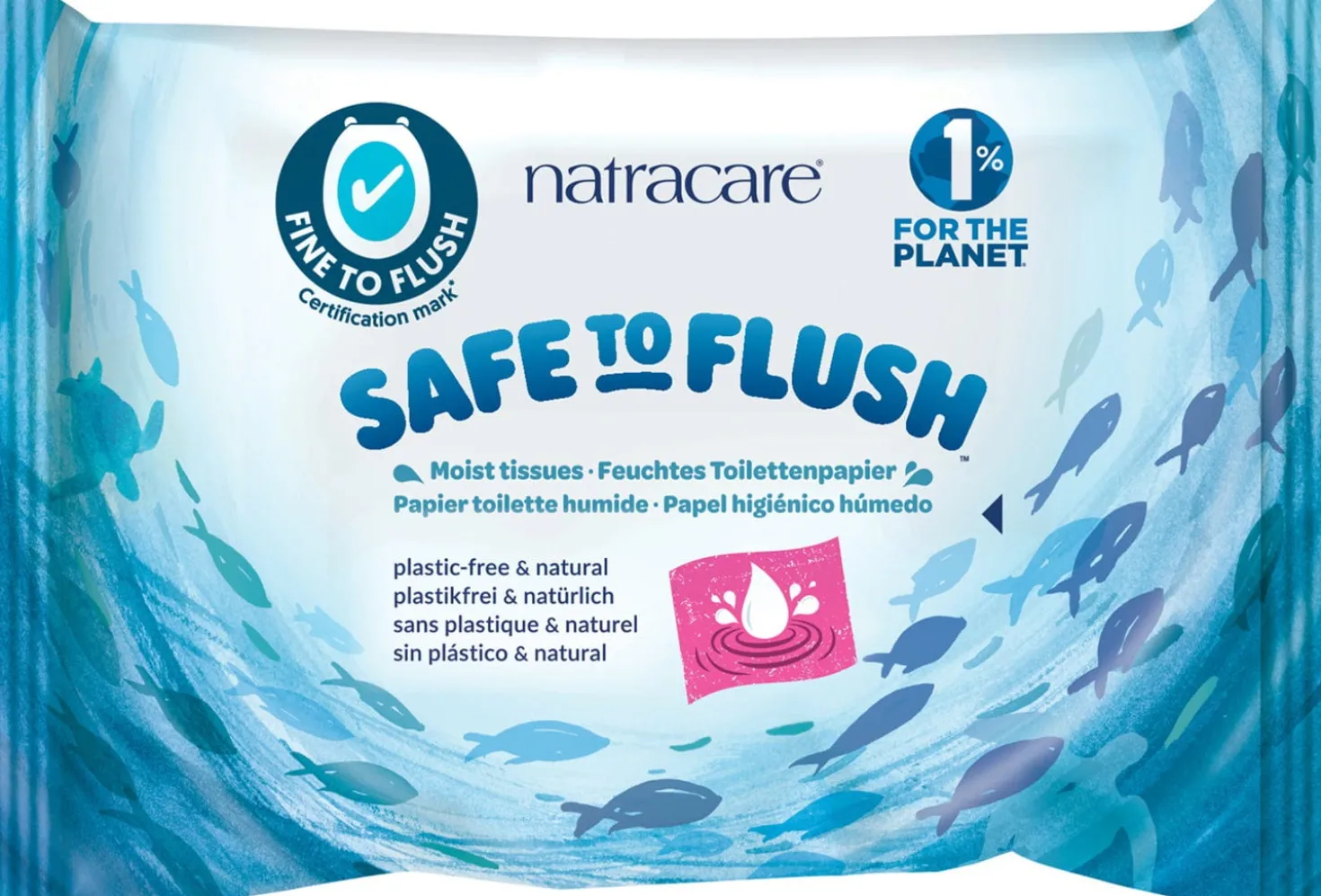 Carta Igienica Umidificata Safe to Flush, 30 pezzi