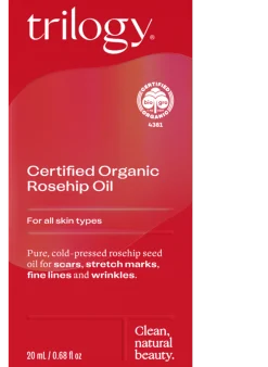 Certified Organic Rosehip Oil, 20 ml