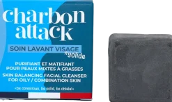 Charbon Attack Detergente Solido per il Viso, 28 ml