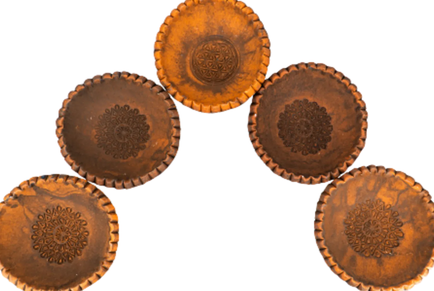 Ciotola per Incenso, arancione