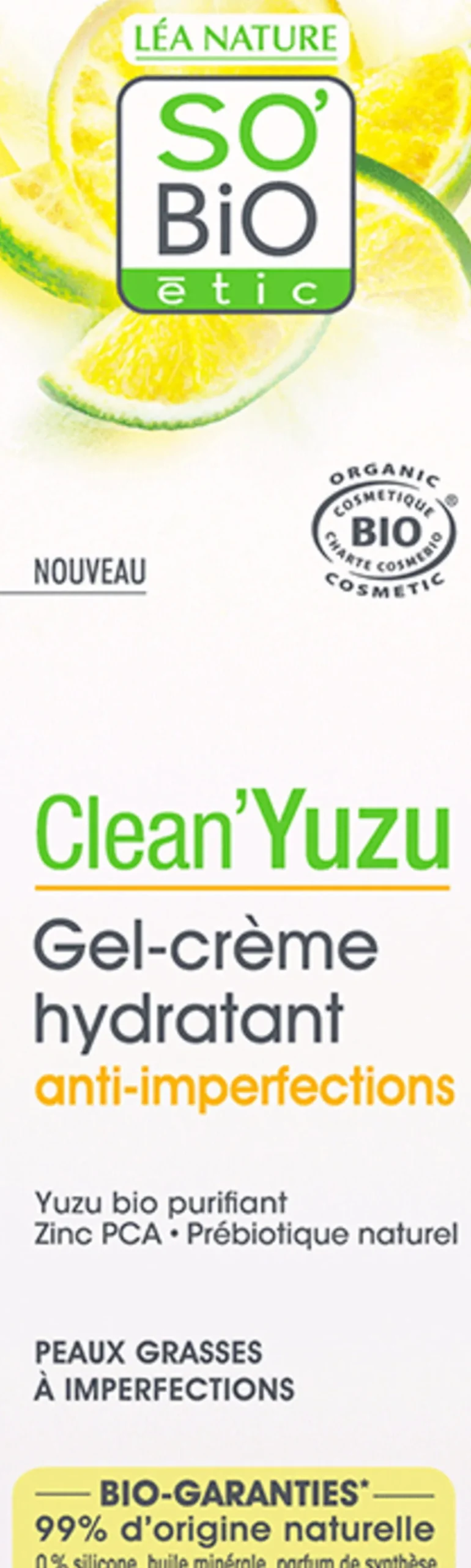 Clean'Yuzu Crema Gel, 40 ml