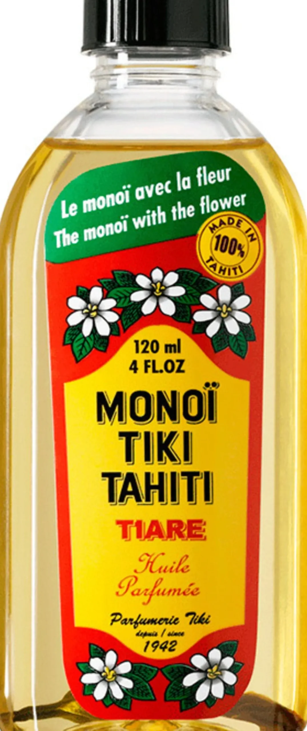 Coconut Oil Monoi Tiki Tahiti, tiaré (120 ml)
