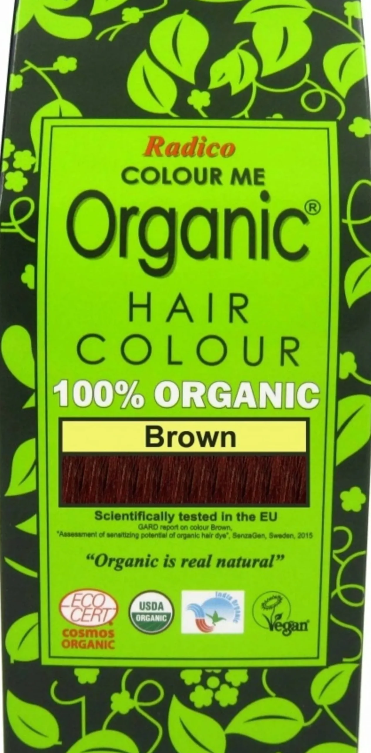 Colorante Vegetale per Capelli Brown, 100 g