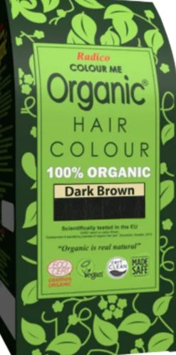 Colorante Vegetale per Capelli Dark Brown, 100 g