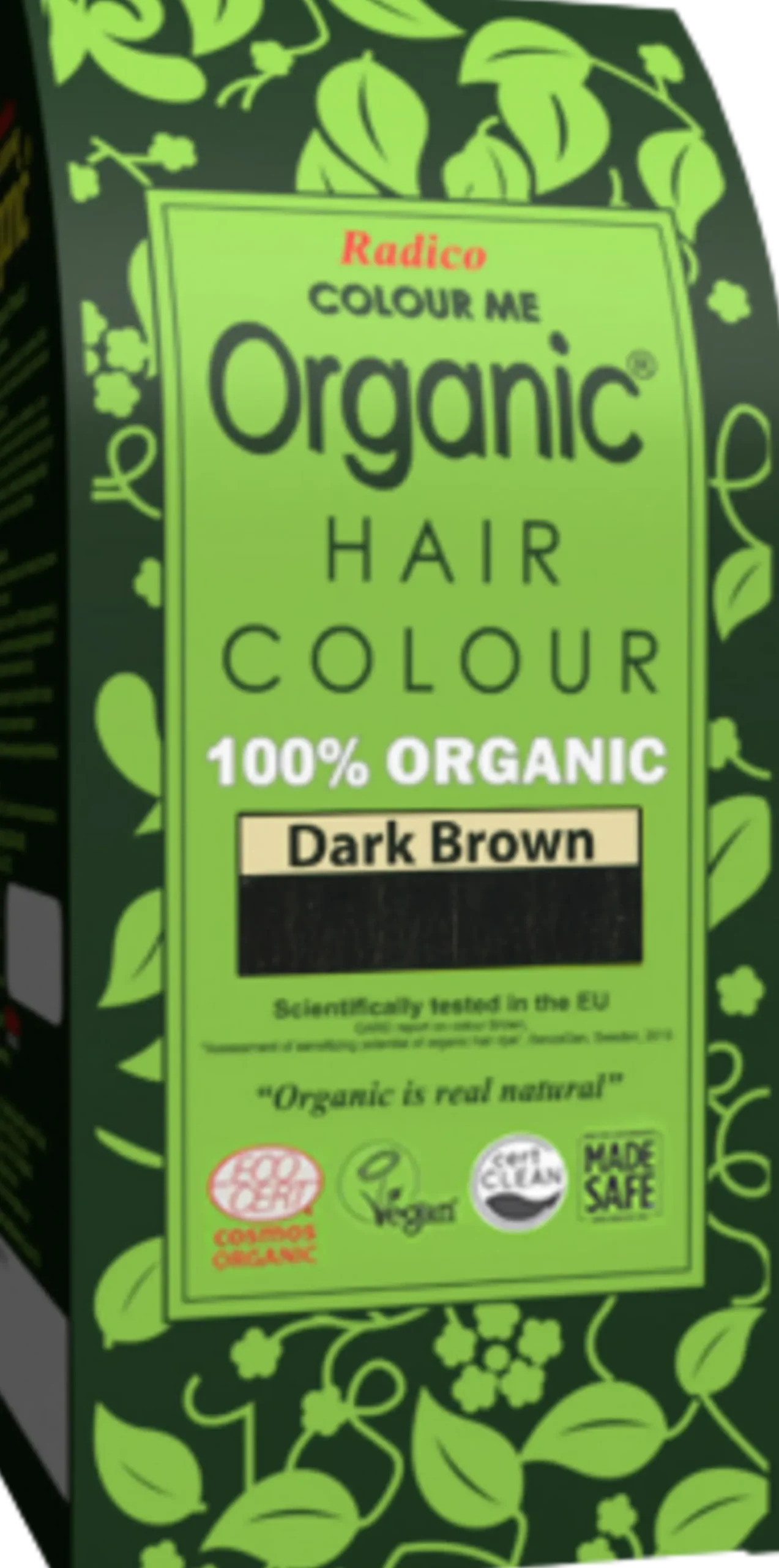 Colorante Vegetale per Capelli Dark Brown, 100 g