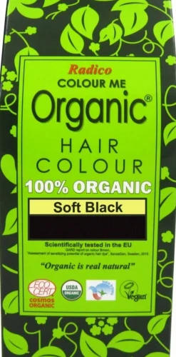Colorante Vegetale per Capelli Soft Black, 100 g