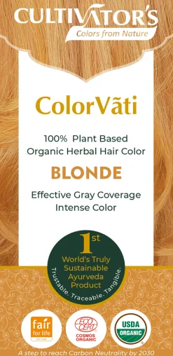 ColorVãti Organic Herbal Hair Color - 03 Blonde, 100 g