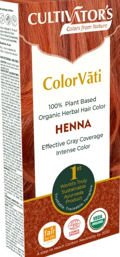 ColorVãti Organic Herbal Hair Color - Henna, 100 g