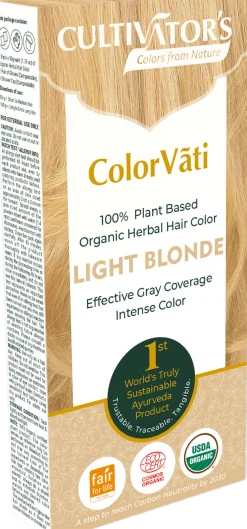 ColorVãti Organic Herbal Hair Color - 02 Light Blonde, 100 g
