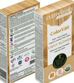 ColorVãti Organic Herbal Hair Color - 02 Light Blonde, 100 g