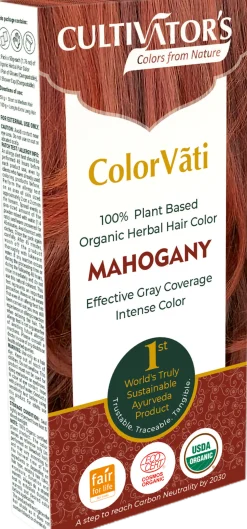 ColorVãti Organic Herbal Hair Color - 13 Mahogany, 100 g