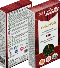 ColorVãti Organic Herbal Hair Color - 10 Red, 100 g