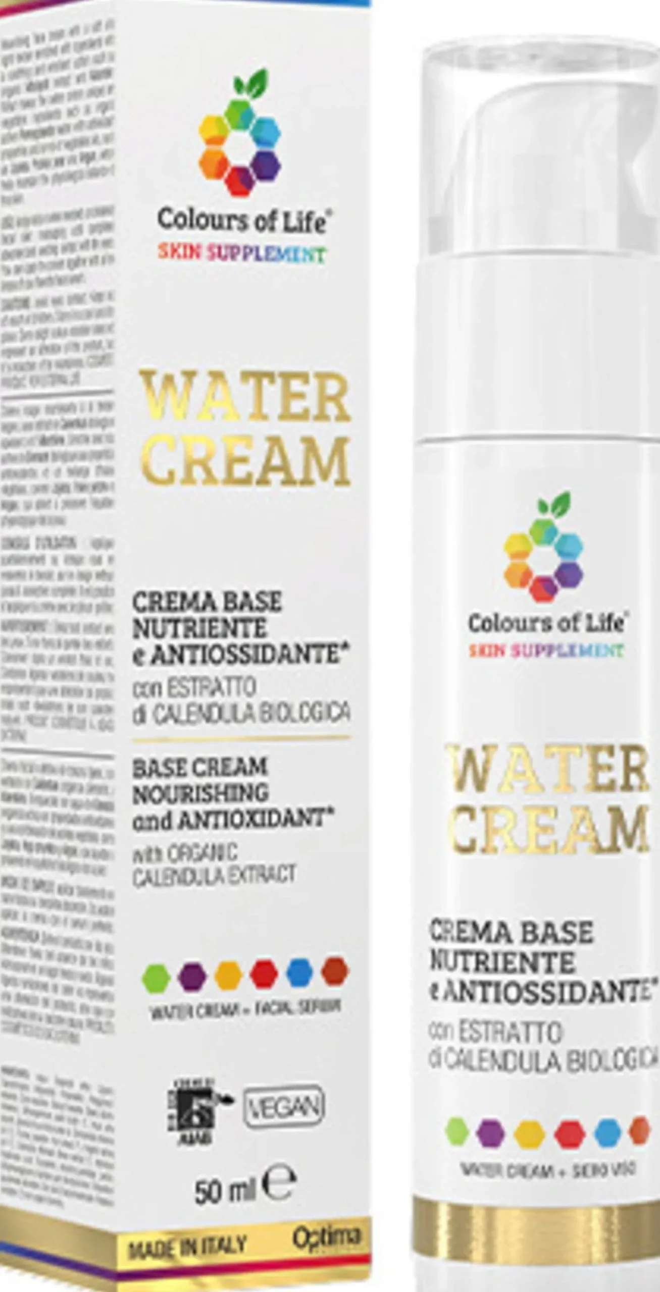 Colours of Life Crema Base Nutriente e Antiossidante, 50 ml