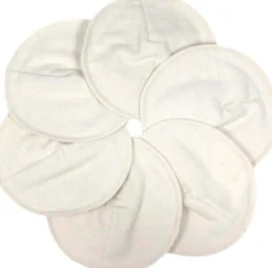 Coppette Seno in Cotone per l'Allattamento, Natural, 3 paia