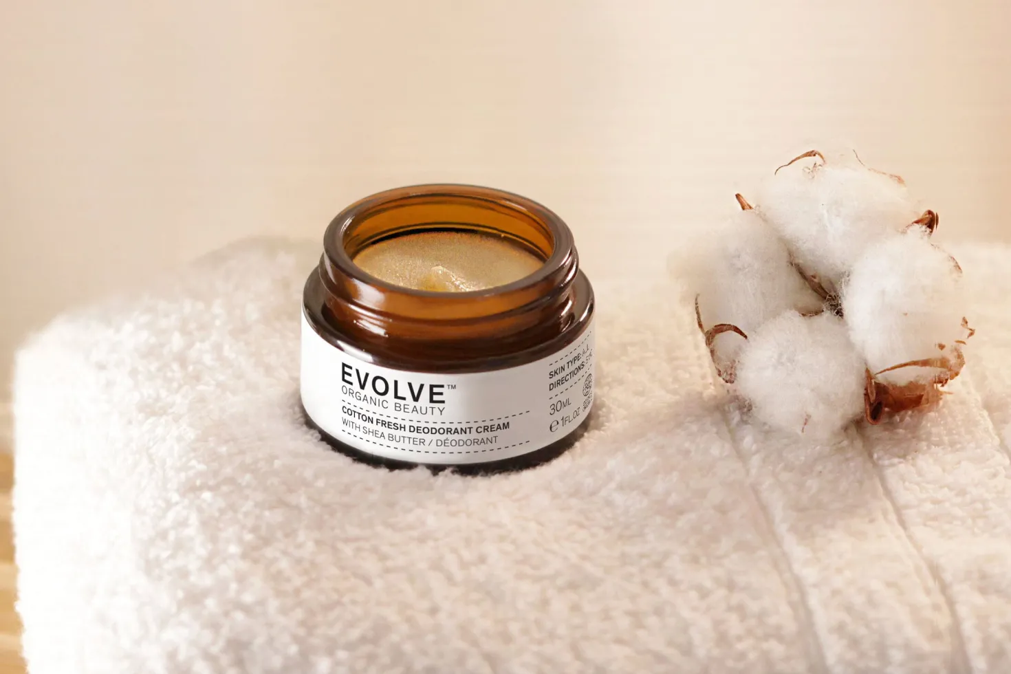 Cotton Fresh Deodorant Cream, 30 ml