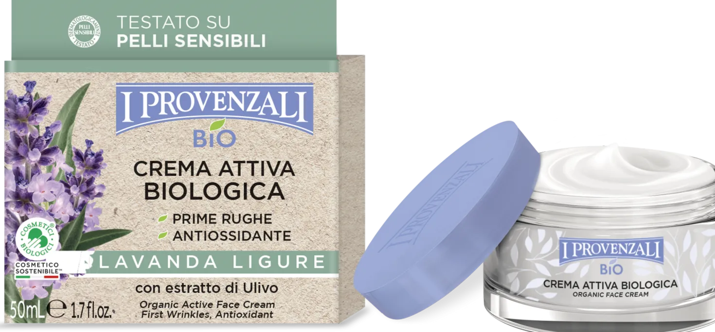 Crema Attiva Bio alla Lavanda , 50 ml