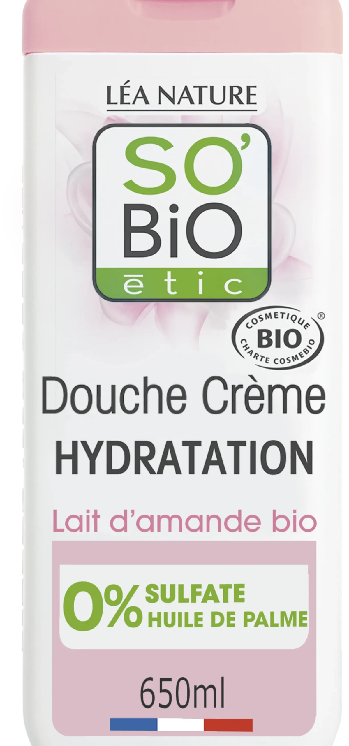 Crema Doccia Idratante al Latte di Mandorle Bio, 650 ml