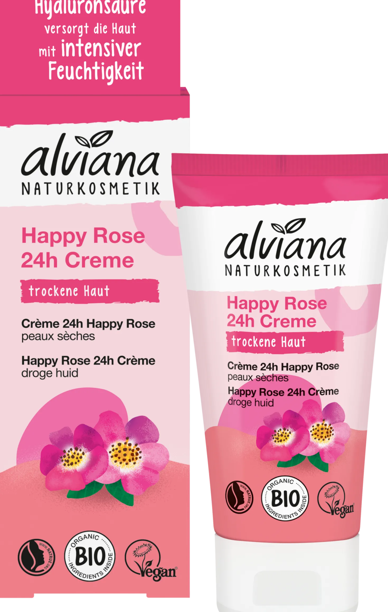 Crema Giorno 24h alla Rosa Selvatica, 50 ml