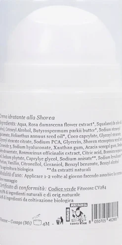 Crema Idratante alla Shorea, 50 ml