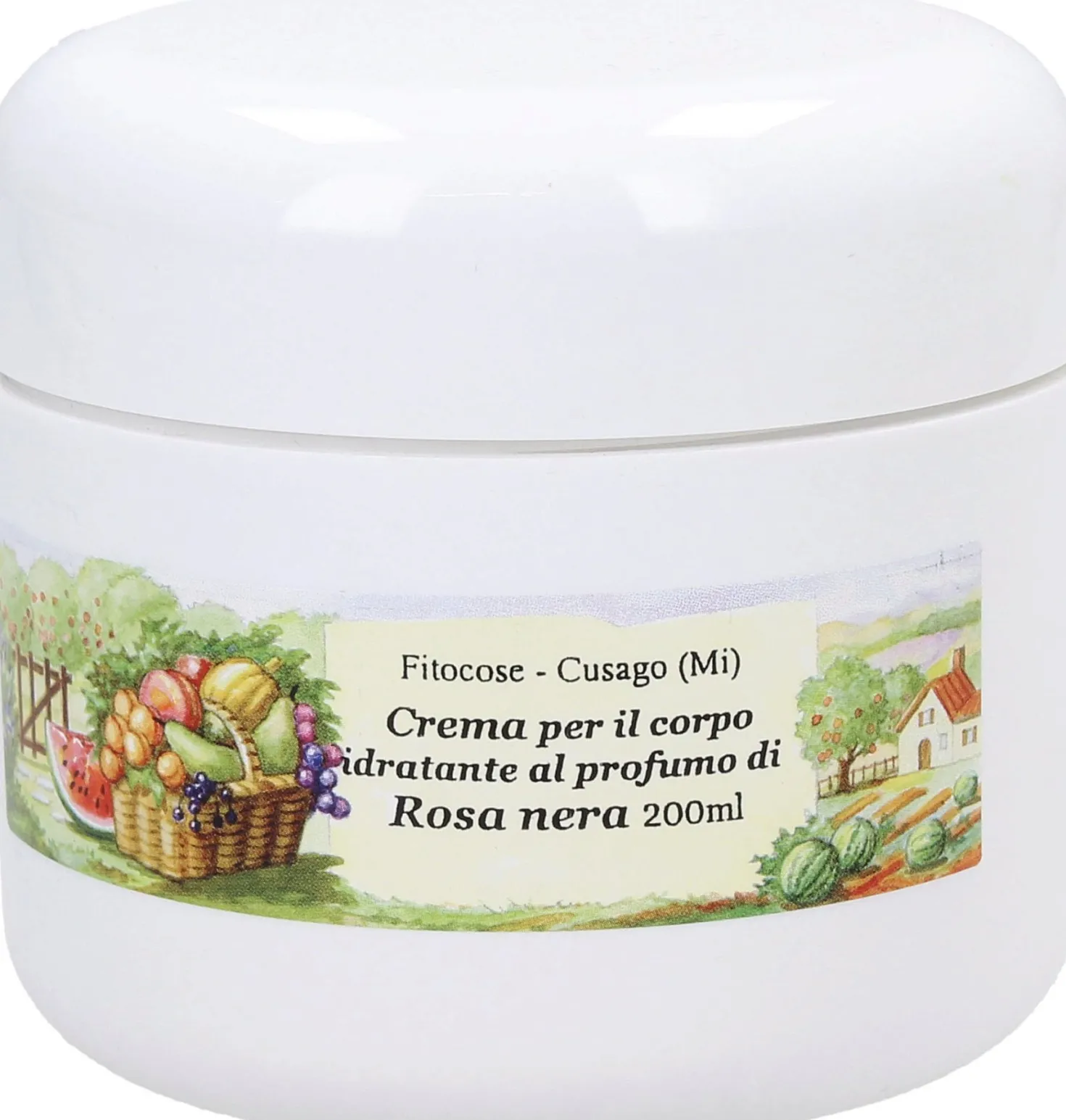 Crema Idratante Corpo, Rosa Nera (200 ml)