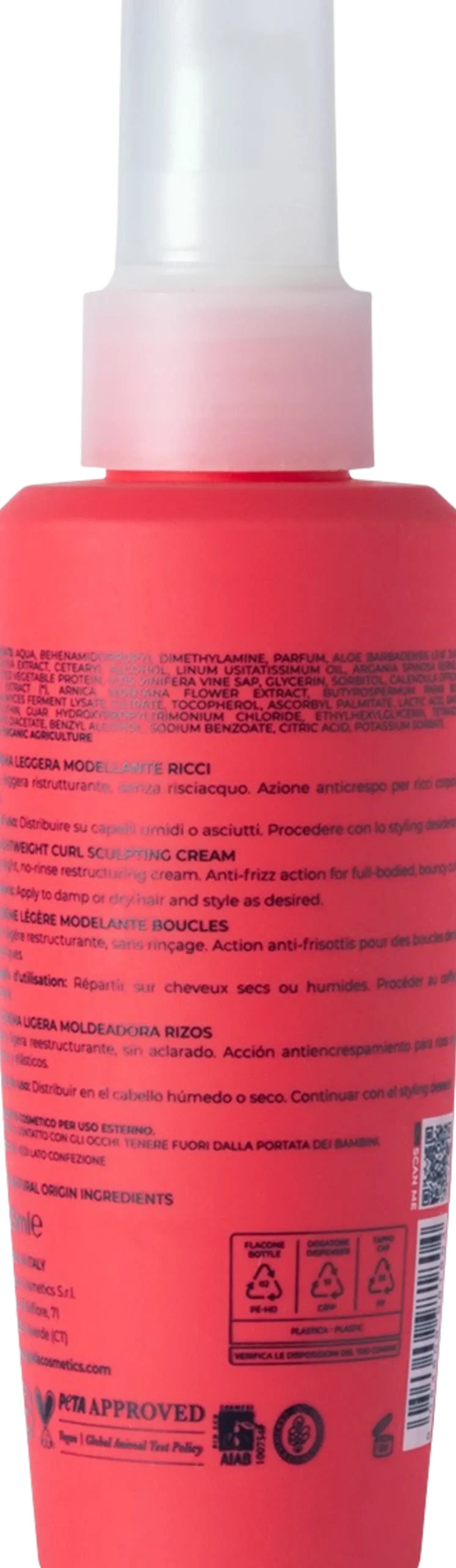 Crema Leggera Leave-In Modellante Ricci, 125 ml