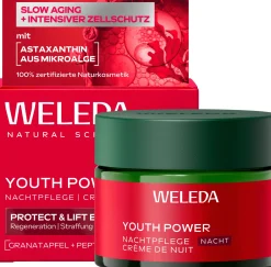 Crema Notte Rassodante al Melograno e Peptidi di Maca, 40 ml