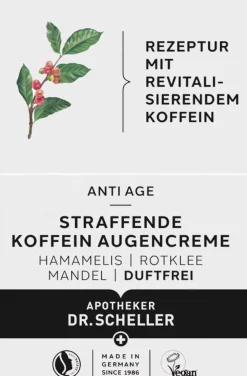 Crema Rassodante Contorno Occhi alla Caffeina, 15 ml