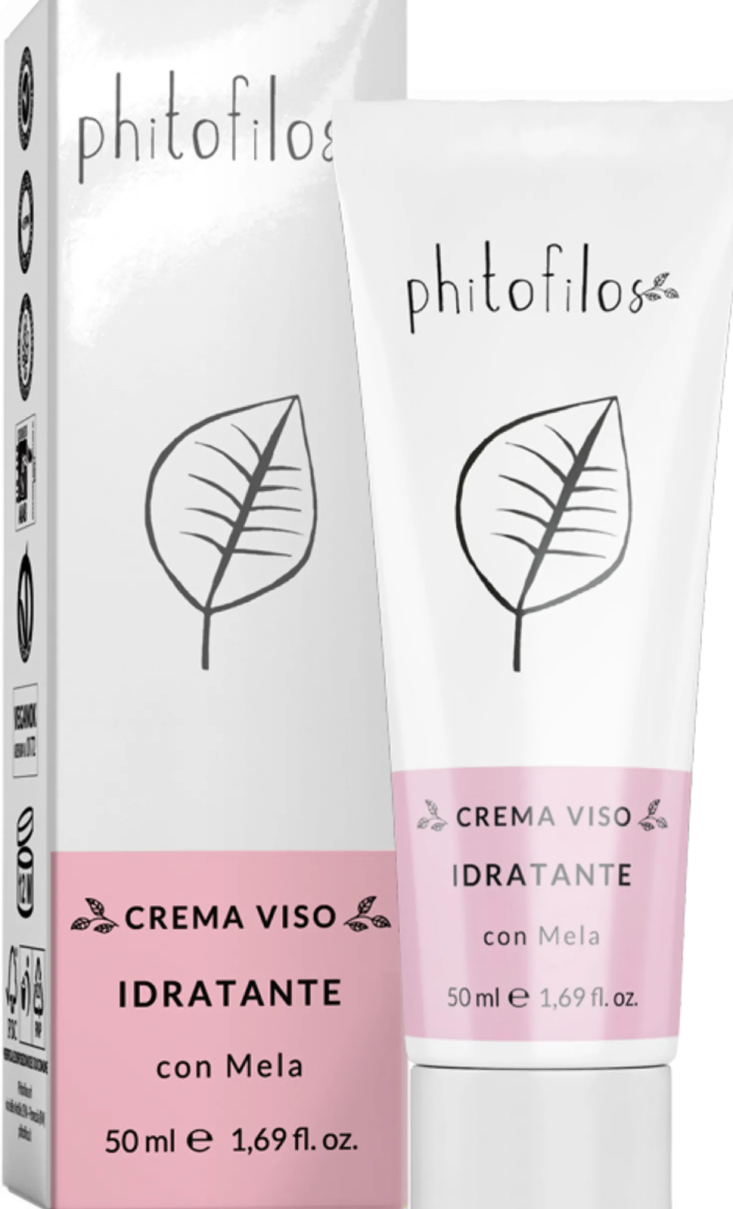 Crema Viso Idratante con Mela, 50 ml