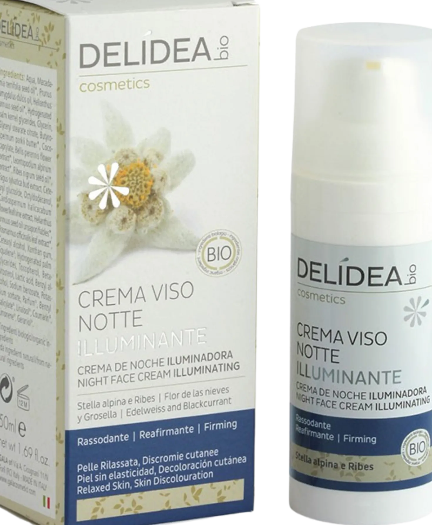 Crema Viso Notte Stella Alpina, 50 ml
