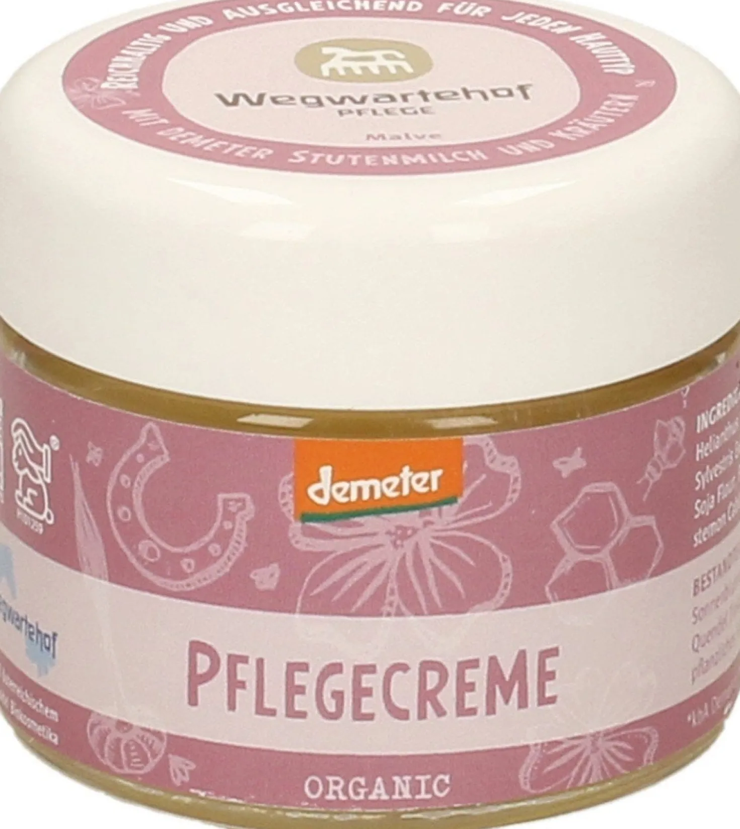 Crema Viso Nutriente Biologica al Latte di Cavalla, 50 ml