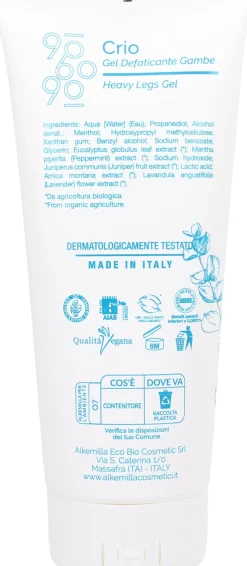 Crio Gel Defaticante Gambe 90/60/90, 200 ml