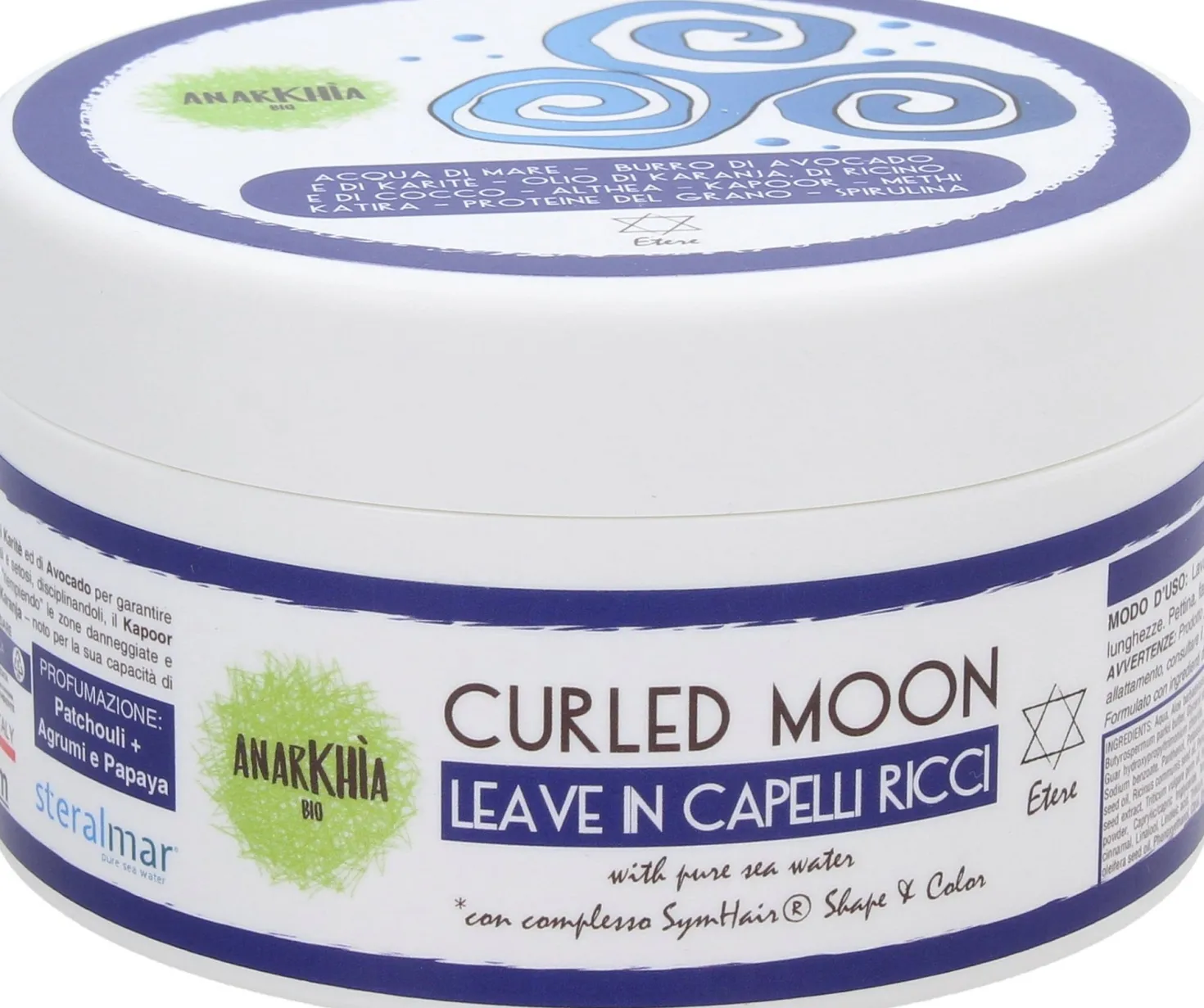 CURLED MOON Leave-In Capelli Ricci, 200 ml