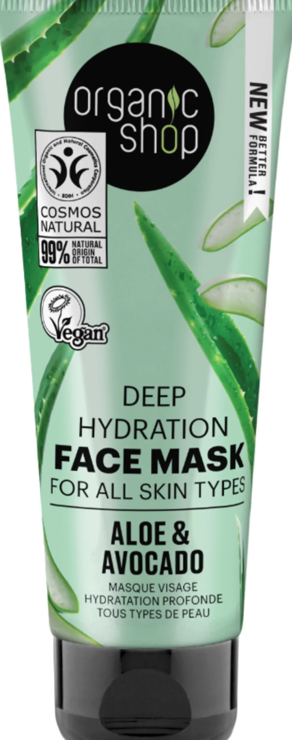 Deep Hydration Face Mask Aloe & Avocado, 75 ml