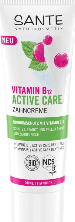 Dentifricio Active Care Vitamin B12, 75 ml