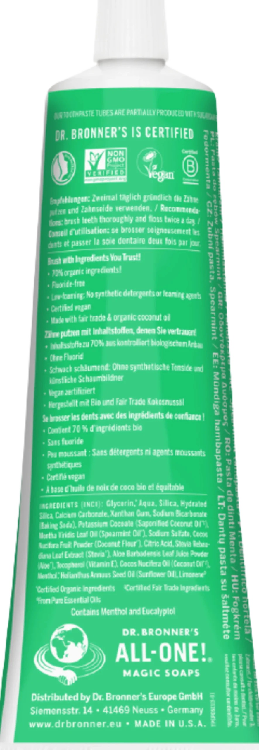 Dentifricio alla Menta, 105 ml