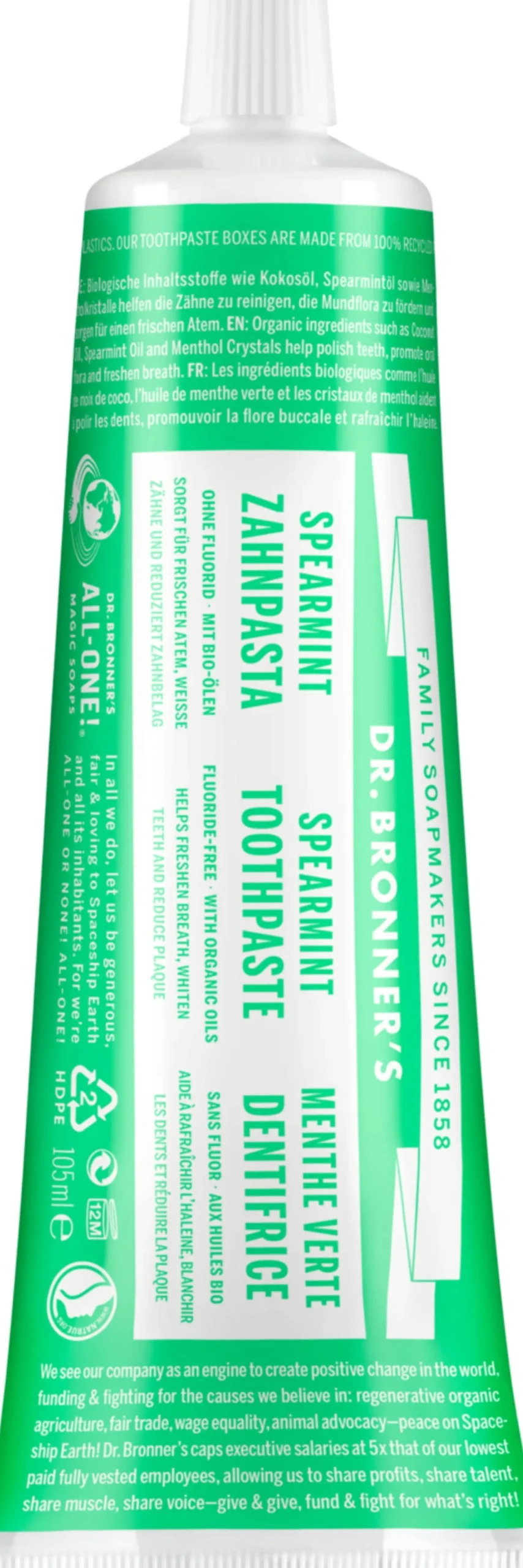 Dentifricio alla Menta, 105 ml