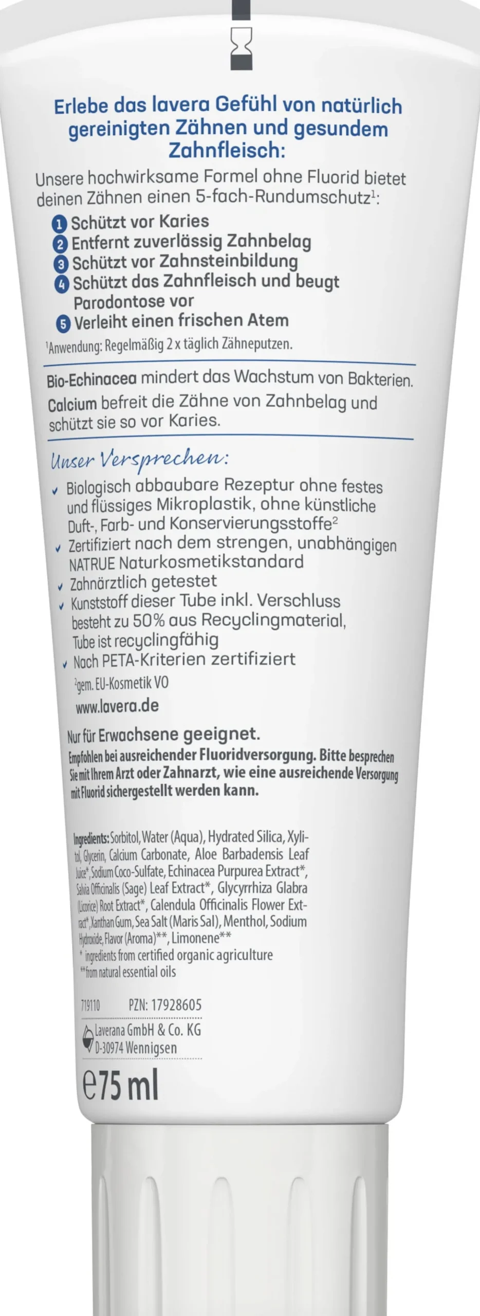Dentifricio Complete Care senza Fluoro, 75 ml