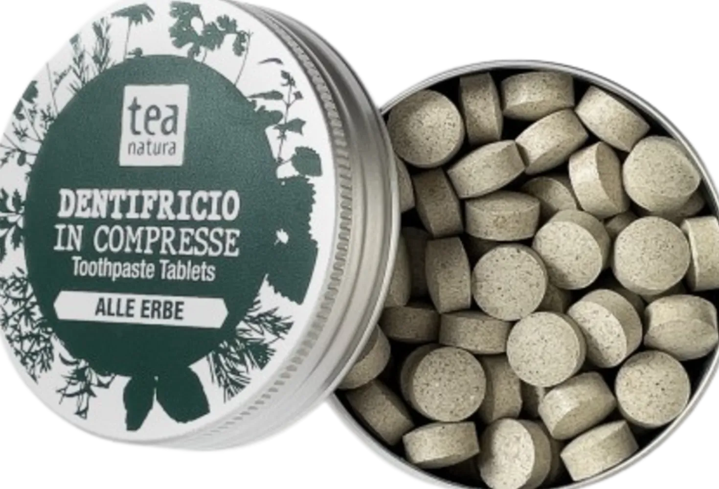 Dentifricio in Compresse alle Erbe, 120 pezzi