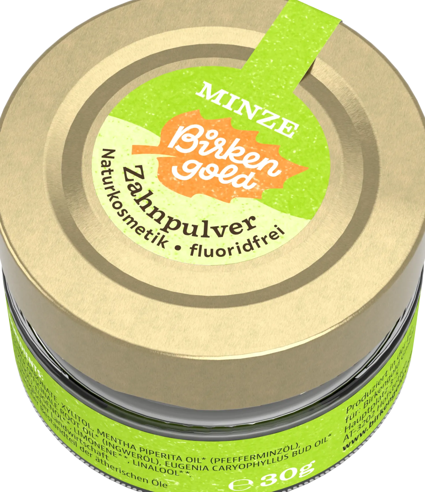 Dentifricio in Polvere - Menta, 30 g