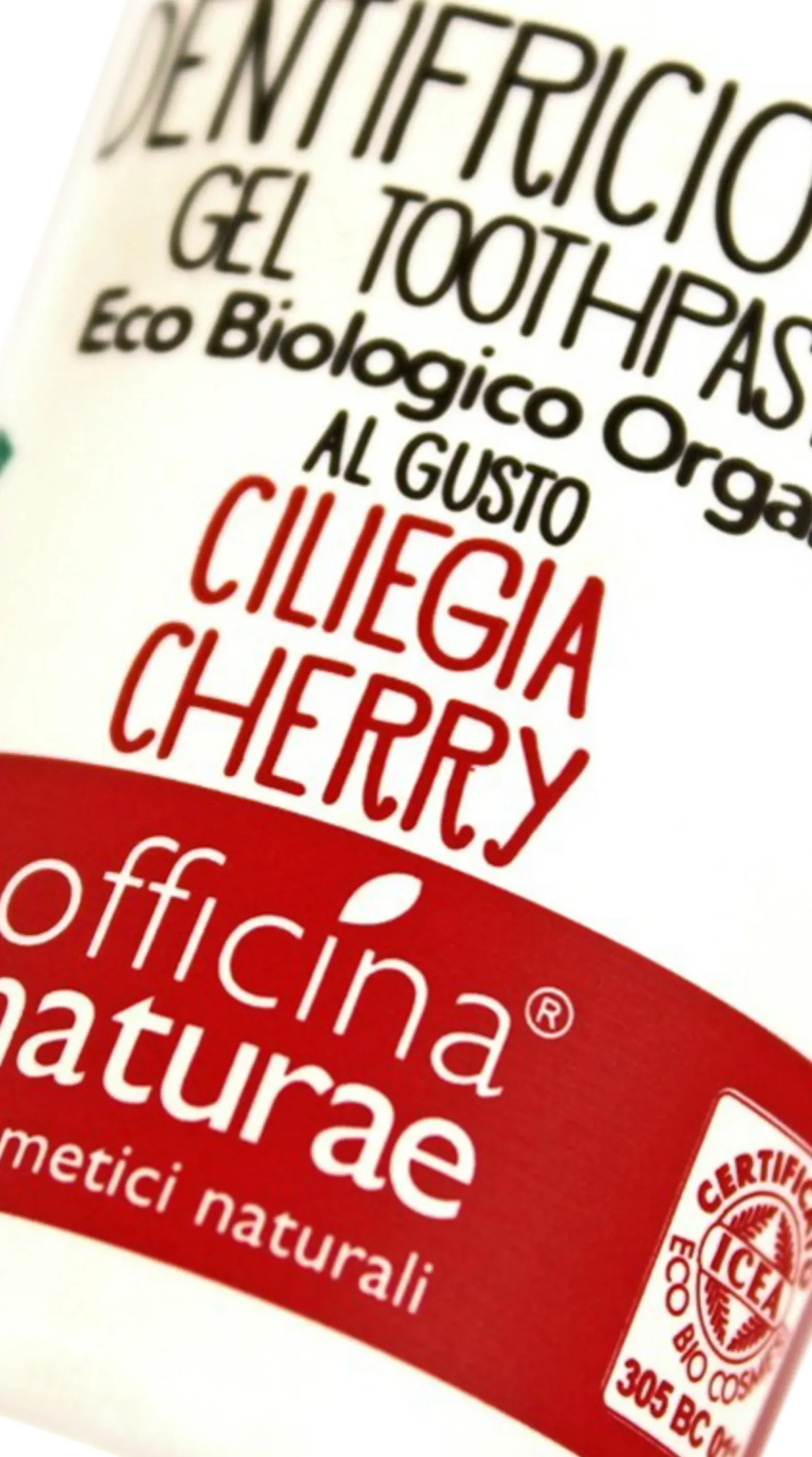 Dentifricio Naturale per Bambini alla Ciliegia, 75 ml