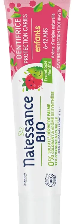 Dentifricio per Bambini Lampone e Menta, 75 ml