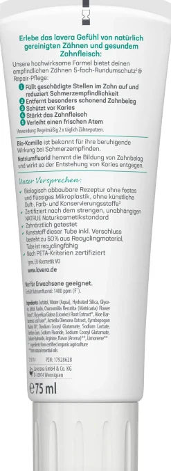 Dentifricio Sensitive & Repair, 75 ml
