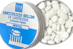 Dentifricio Solido in Compresse al Mentolo, 120 pezzi