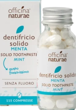 Dentifricio Solido in Compresse, menta (115 pezzi)