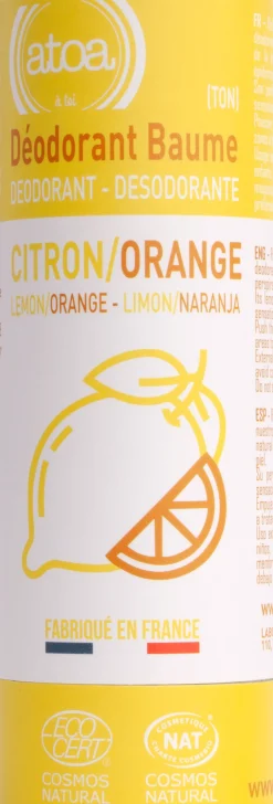 Deodorant Balm, Lemon/Orange (100 g)