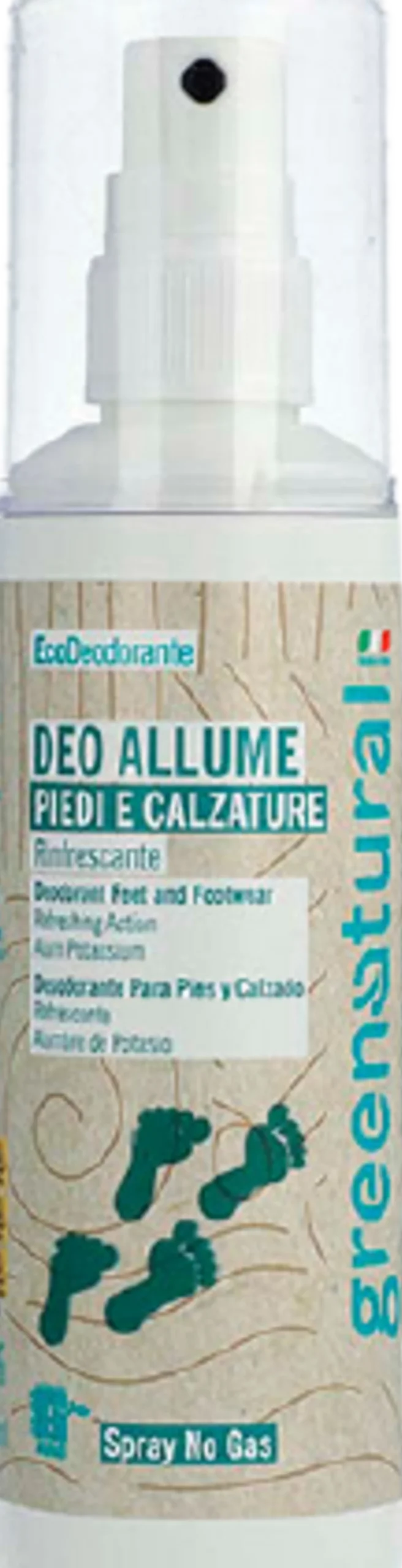 Deodorante Allume di Potassio Piedi e Calzature, 100 ml